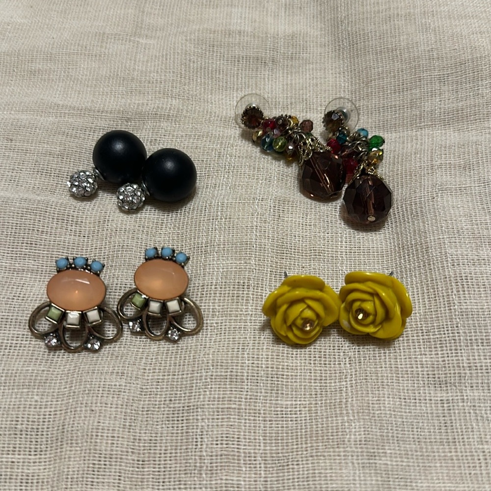 4 pair Earring Bundle